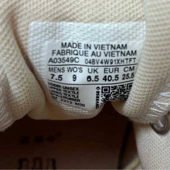 Converse Run Star Hike Hi Platform High Top Women's Size 9 Canvas Sneaker Coral‎ - Picture 10 of 11